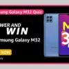 What is the industry-leading display technology on the Galaxy M32?