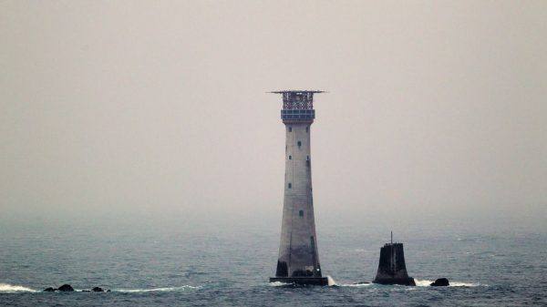 the first lighting of eddystone lighthouse