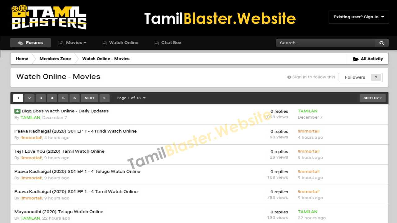 Tamilblasters ws